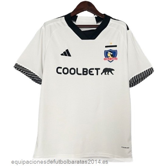 Nuevo Tailandia 1ª Camiseta Colo Colo 24/25 Blanco Baratas